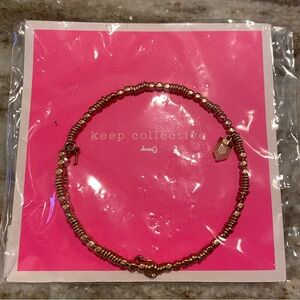 KEEP Collective Rose Gold Love Bracelet